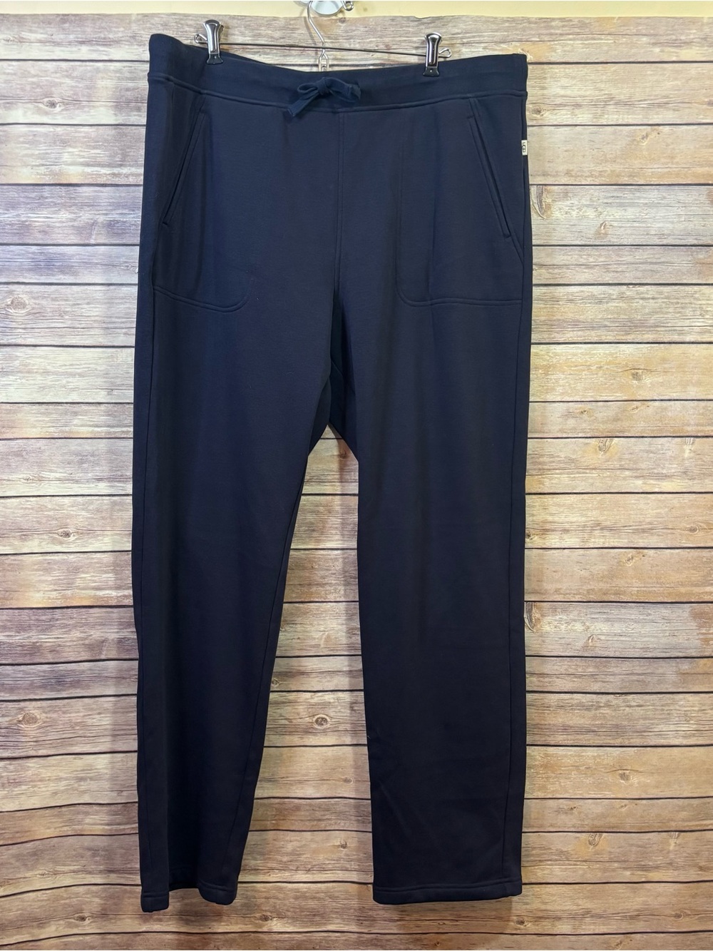 Men’s Ugg Sweat Pants Navy Blue Drawstring Fleece Lined